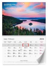 Kalendarz 2024 miesięczny MIX