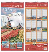 Kalendarz 2024 ścienny planer Podróże