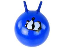 Piłka do skakania z pingwinami niebieska 45cm