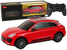 Auto R/C Porsche Macan Turbo Rastar 1:24 czerwone