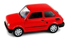 Fiat 126p 1:27 czerwony WELLY