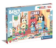 Puzzle 104 Super Kolor Bluey