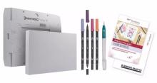 Zestaw Watercoloring Canvas Set Elegant Butterflie