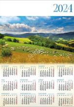 Kalendarz 2024 jednoplanszowy Polana (10szt)