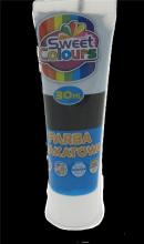 Farba plakatowa w tubie czarna 30ml