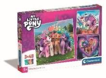 Puzzle 3x48 Super Kolor My Little Pony