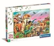 Puzzle 104 Super Kolor Land of Dinosaurus