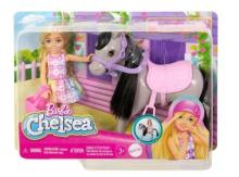 Barbie Fashionistas Chelsea Lalka + kocyk HTK29