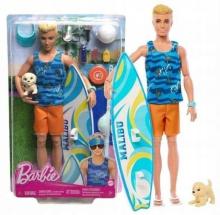 Barbie Fashionistas. Ken surfer + akcesoria HPT50