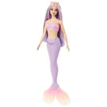 Barbie Lalka Syrenka Fioletowy ogon HRR06