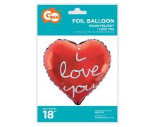 Balon foliowy I Love You 45cm