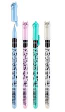 Długopis żelowy wymazywalny Kot niebieski (48szt)