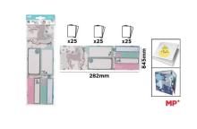 Karteczki samoprzylepne indeksujące 7x25szt