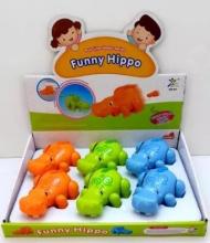Hipopotam z napędem biega i pływa mix