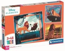 Puzzle 3 x48 Super Kolor Lion King