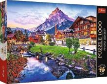 Puzzle 1000 Alepejskie miasteczko Szwajcaria TREFL