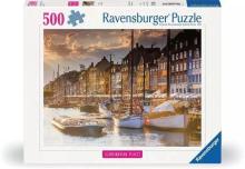 Puzzle 500 Zachód Słońca w Kopenhadze