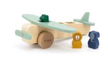 Zwierzęta drewniany samolot