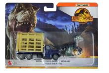 Matchbox Jurassic World Transporter z Terizinozaur