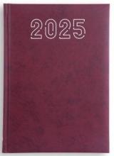 Kalendarz 2025 A5 standard bordowy