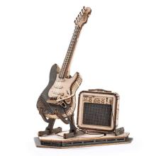 Puzzle Drewniane 3D Gitara Elektryczna