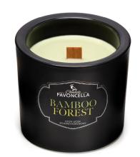 Świeczka sojowa Bamboo Forest czarna 170g
