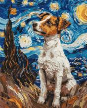 Malowanie po numerach - Jack Russell 40x50cm