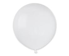 Balony pastelowe białe 48cm 25szt