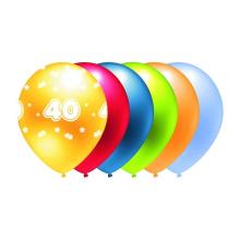 Balon 40 mix kolorów metalik 5szt