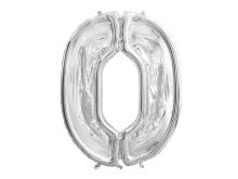 Forma 0 dla balonów lateksowych srebrna