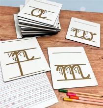 Alfabet do nauki pisania - małe litery