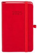 Kalendarz 2025 A6 Memofix TDW czerwony