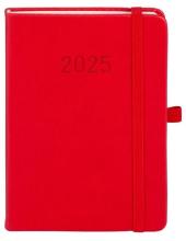 Kalendarz 2025 B6 Memofix TDW czerwony