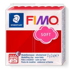 Masa termoutwardzalna Fimo 57g czerwień świąteczna