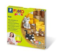 Zestaw Fimo Kids Form&Play Koty 4x42g