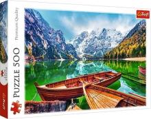 Puzzle 500 Jezioro Braies, Włochy TREFL