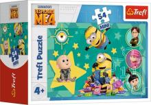 Puzzle 54 mini - Z Minionkami fajnie jest! 1 TREFL