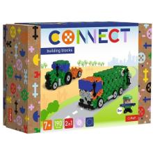 Klocki Connect - Śmieciarka / Traktor M TREFL