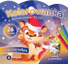 Kolorowanka z tatuażami flou Magiczne święta