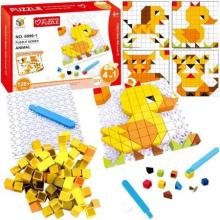 Puzzle DIY mozaika zwierząt 128el