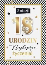 Karnet Urodziny 18