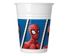 Kubeczki plastikowe Spider-Man 200ml 8szt