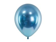 Balony Glossy niebieski 30cm 10szt