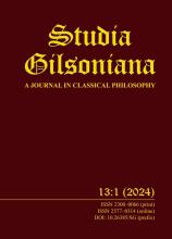 Studia Gilsoniana 13 nr 1